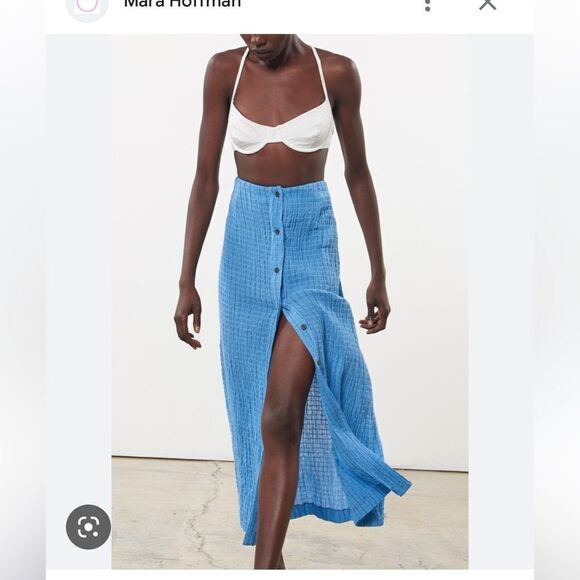 ARIA skirt MARA HOFFMAN - NWOT - S - Beach pool cruise vacation - Picture 1 of 6